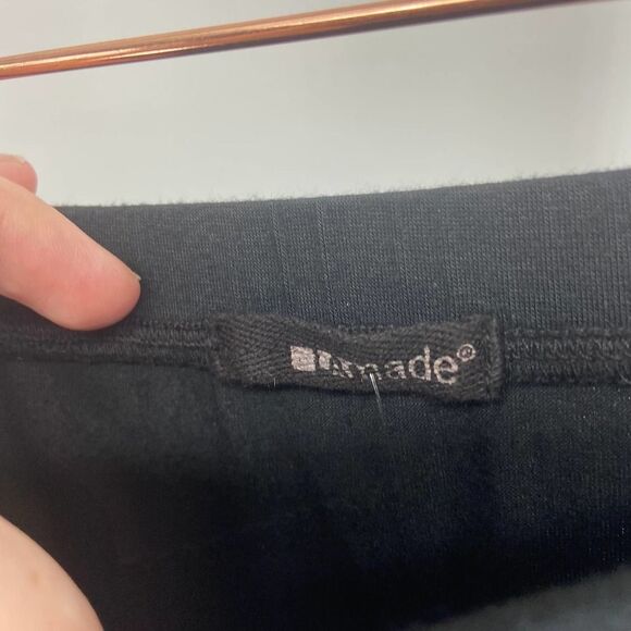 LAMade black paneled wrap Midi Skirt NWT womens small - Picture 3 of 7